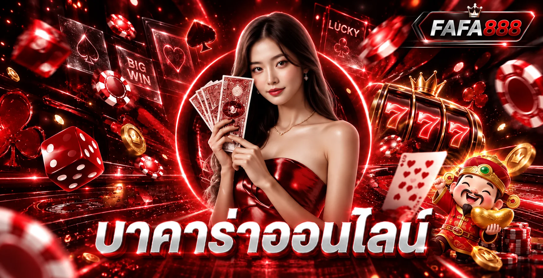 บาคาร่าออนไลน์และหมวดคาสิโนของ FAFA888
