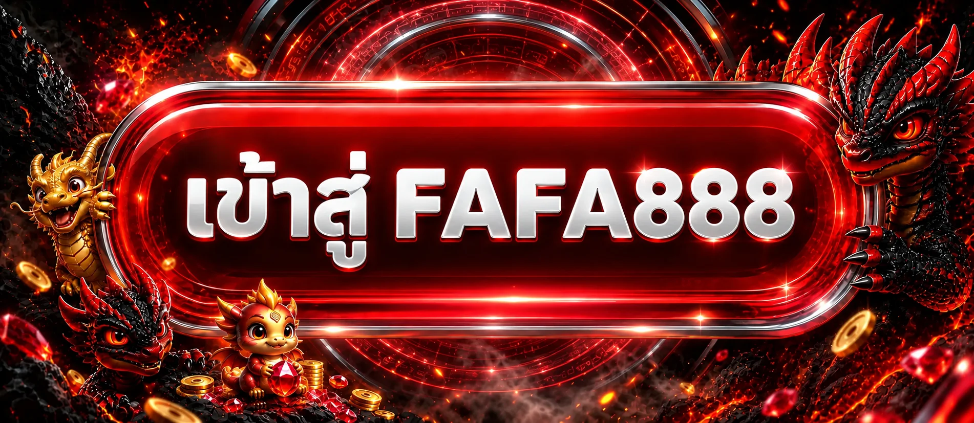 ทางเข้า FAFA888 พร้อมมังกรแดงและพอร์ทัลดิจิทัล
